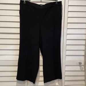 Black wide leg pants